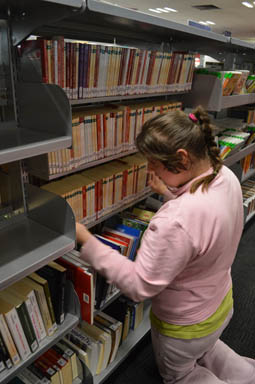 Transition education students get hands-on with Hume library work placement